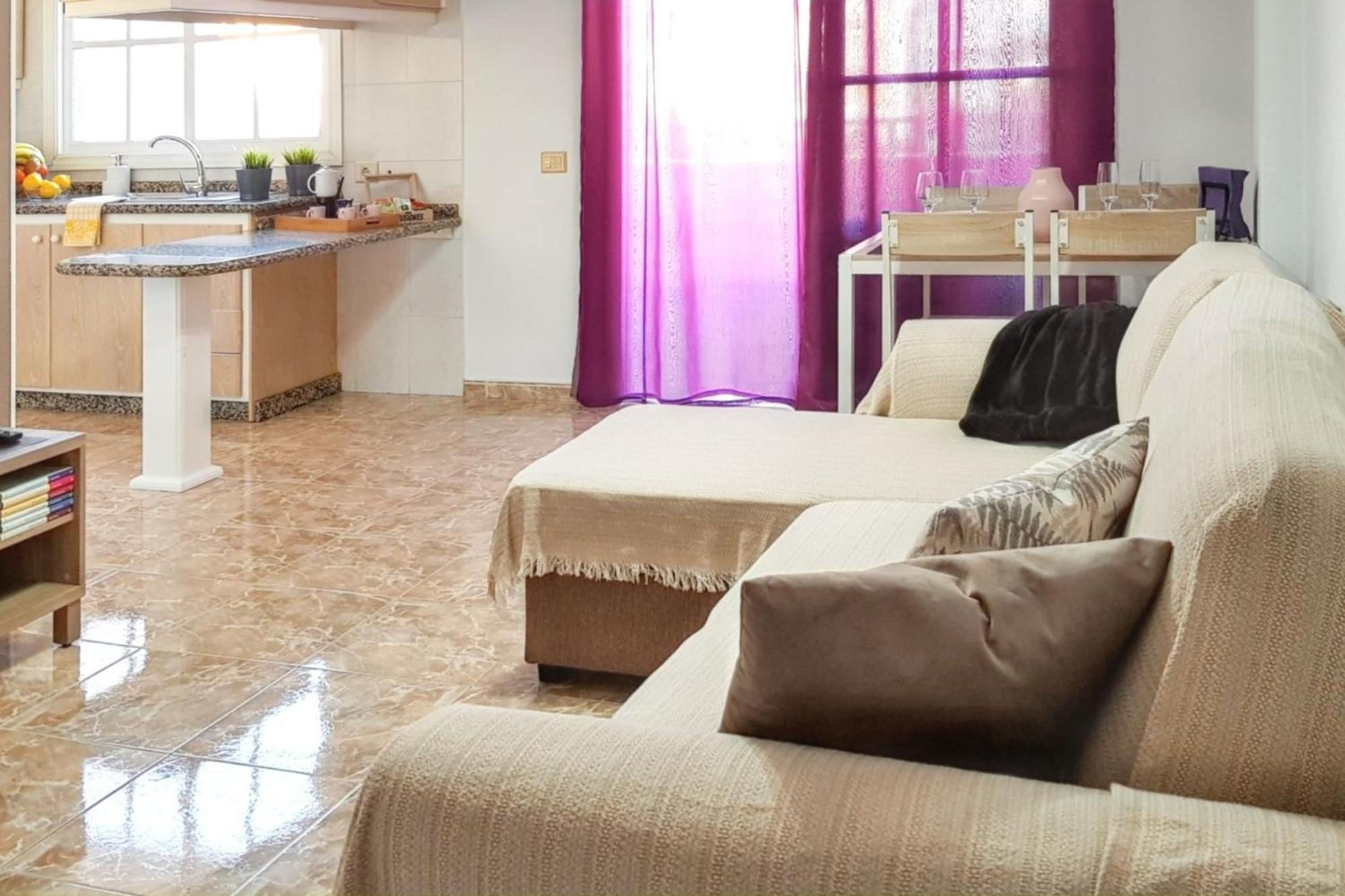 Bright Apartment In Puerto De Santiago 65 M² Terrace Exterior photo